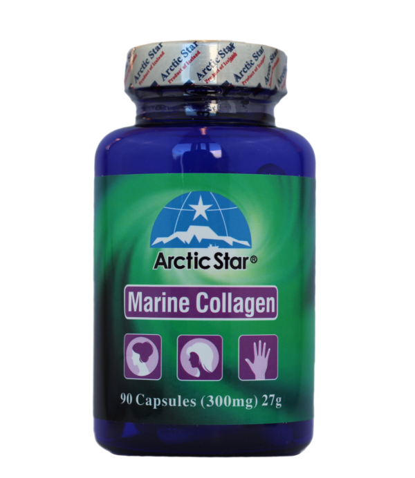 Arctic Star Marine Collagen contain fish collagen peptide help to reduce wrinkles and skin aging, improve hair & nails quality promote mails growth reduce joint pain improve immune system.