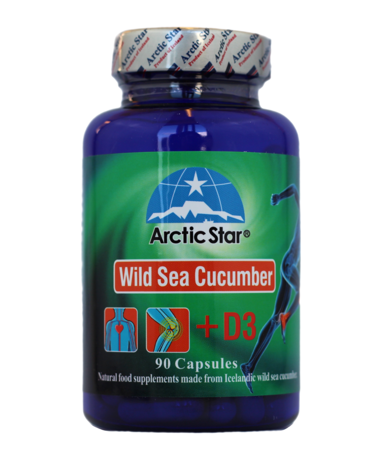 Arctic Star Sea cucumber + D3 capsules (90pc) Arctic Star Health