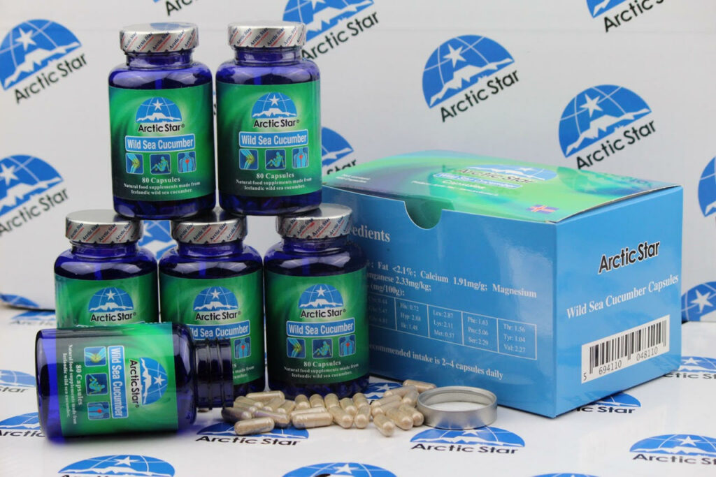 Arctic Star Sea cucumber capsules 6 bottles 480 capsules Arctic